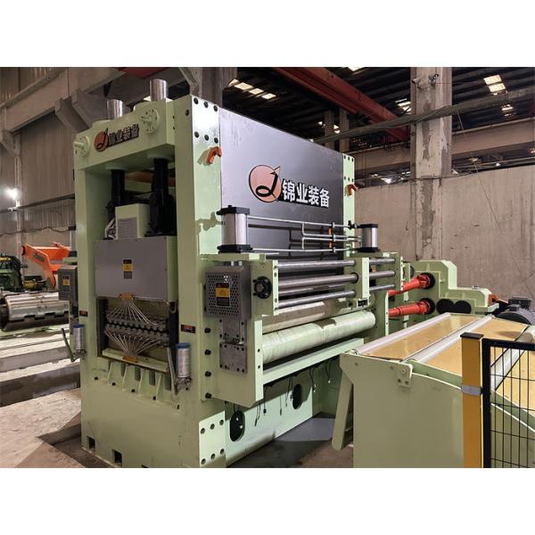 Light Gauge Rotary Shear Fly Cut To Length Line Machine 3 X 1600