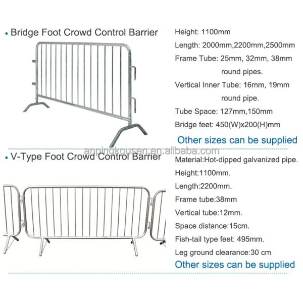 Australian Standard Temporary Fence Panel Size 6ft x 10ft for Event Construction Site