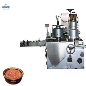 China Canned meat food canning machine meatloaf filling seaming machine on sale