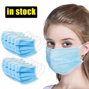 China Adjustable Anti Spitting Disposable 3 Layer Individual Mask on sale