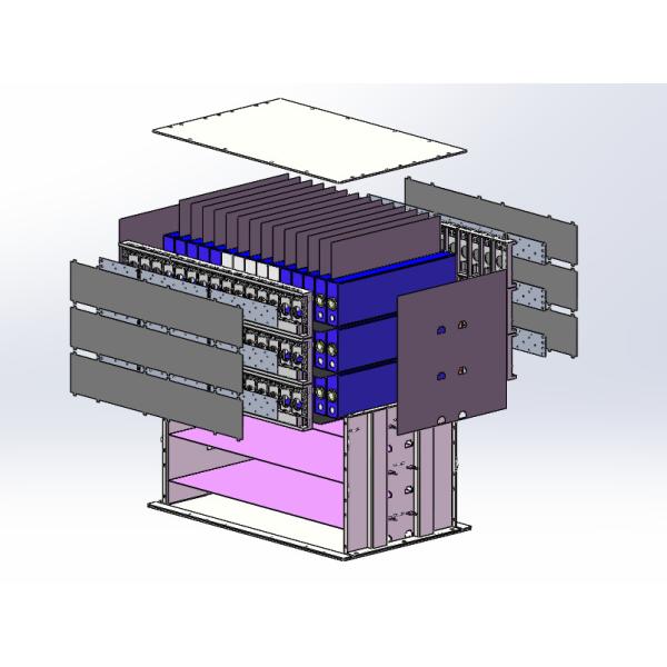 135Ah Lithium Battery Module 19.2V 38.4V Square Aluminum Shell
