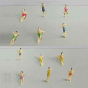 China 1:100 swim figure---color figures,painted figures,,model figures,painted figure on sale
