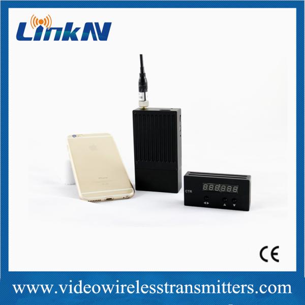 LKAV-C328 Mini size Body worn Wireless Audio Video Sender Light Weight long transmission range