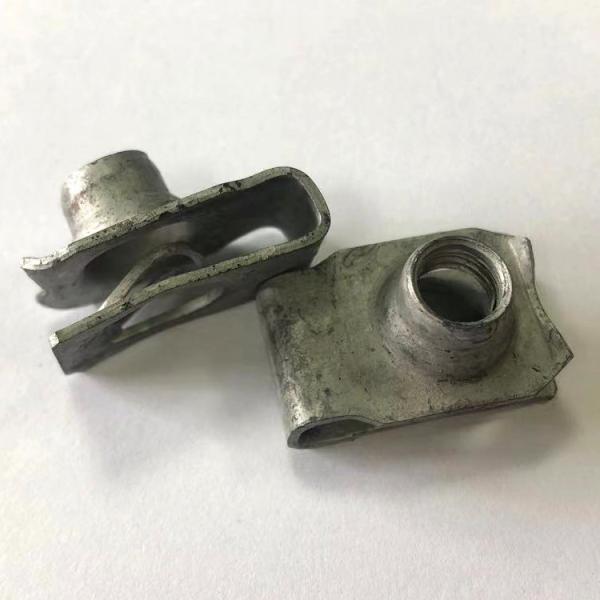 DIN34818 M6 Spring Slice Nuts Speed U Clip Spring Nut Sheet Spring Nuts With Tapping Screw Thread