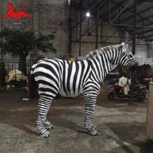 China Manual Control Realistic Animatronic Zebra Customized Available on sale