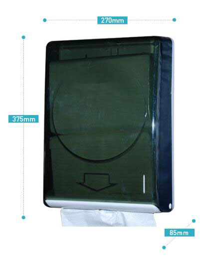 Dustproof Folded Hand Towel Dispenser Lightweight Large - Capacity Design