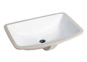 Buy cheap Undermount Bath Sinks With Drainer , Rectangular Porcelain Undermount Sink product