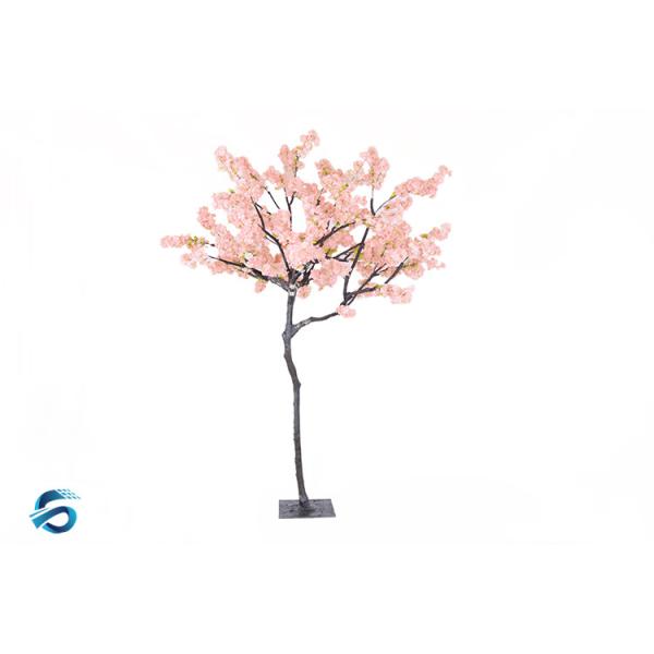Eco Friendly Artificial Cherry Blossom Tree Fiberglass Trunk Easy Maintain