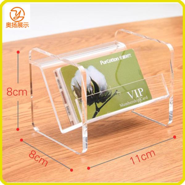 Shenzhen factory customized tabletop acrylic name card display