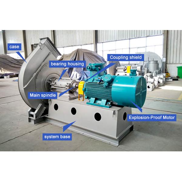 Industrial Centrifugal Ventilation Fans Mineral Powder Sintering Use