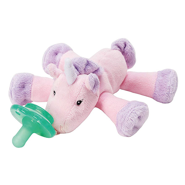 7"x 6" Cute Unicorn Stuffed Animal With Pacifier