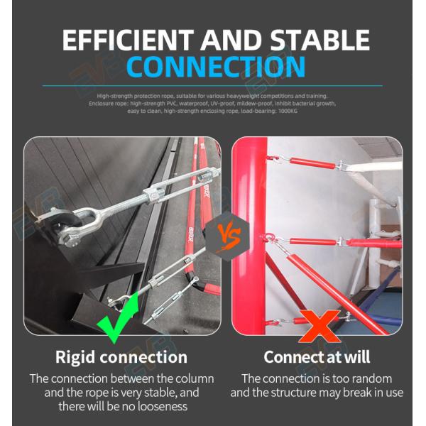 Easy Install 5m 6m 7m Foldable Floor Boxing Ring Customized Color