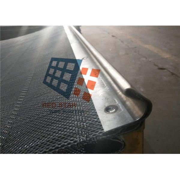 Spring Steel Wire Lock Crimp Screen For Screen Machines In Mineral Quarry
