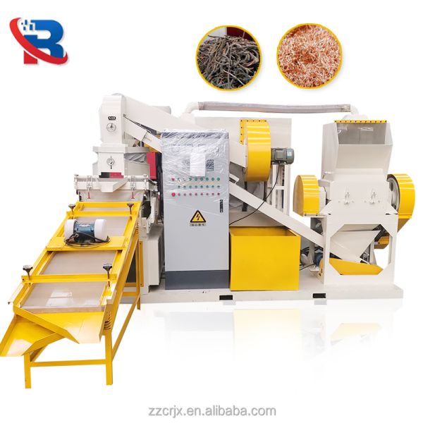 Small Copper Wire Granulator 30~50 Kg/H Automatic Small Copper Rice Machine Waste Cable Recycling Equipment