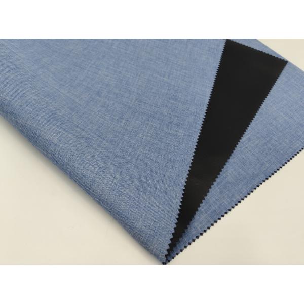 Blue 600d Cationic Fabric Woven PVC Coated Home Textile