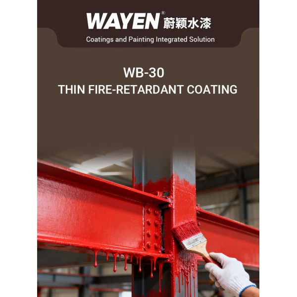 Customized Thin Fireproof Coating Fast Dry Weather Resistance Moistureproof Scratchproof Water-based Thin Fire-Retardant Paint