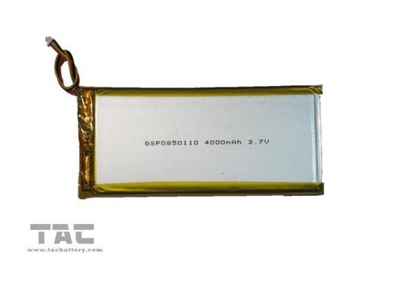 Quality GSP6532100 3.7V 2100mAh Lithium Ion Polymer Batteries Cells for sale