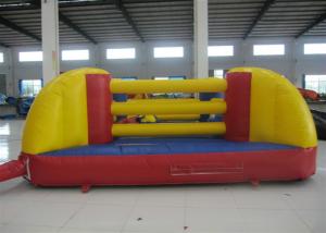 China Indoor Playground Kids Inflatable Sports Games Inflatable Boxing Ring 4.5 X 4.5m on sale