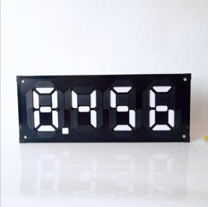 China Aluminum Plastic Digital Gas Price Sign Price Signs Fuel Price Display Board 850*320mm on sale