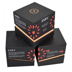 Buy cheap Face Cream Cosmetic Packaging Boxes FSC Rigid Men Women Cleanser Toner Outer product