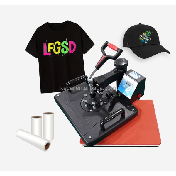 KECAI 8 in 1 Combo Multifunction Heat Press Machine for Printing Machine T-Shirt Hat Mug Plate New Condition