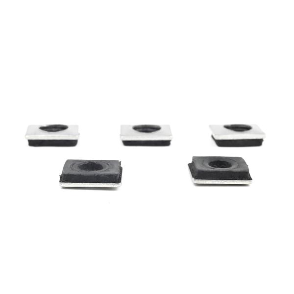 304 Stainless Steel Square Epdm Roofing Rubber Black Bonded Sealing Washer Rubber Gasket