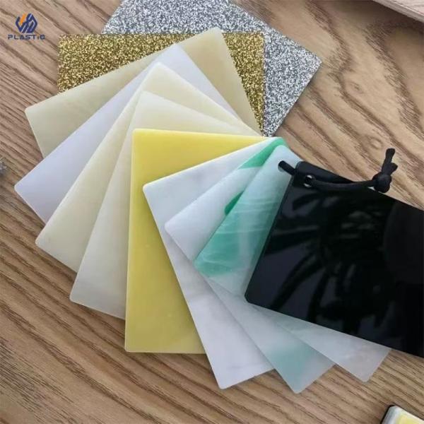 Patterned Marble Acrylic Sheet Scratch Resistant For Sneeze Guard