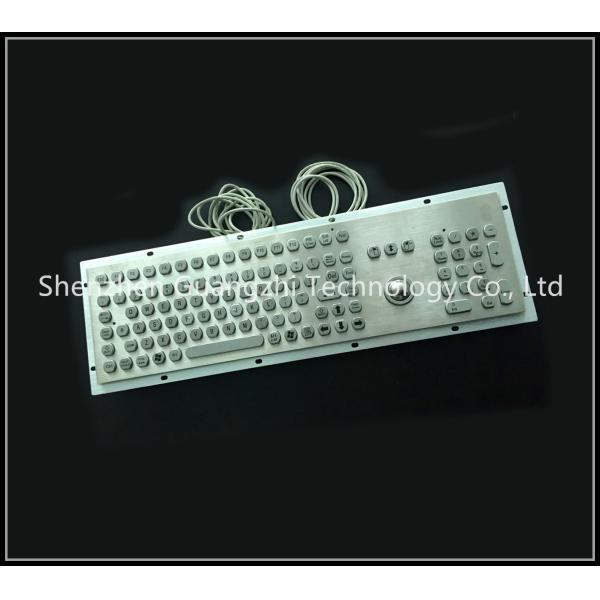 106 Keys Type Waterproof Keyboard , Industrial Grade Metal Computer Keyboard