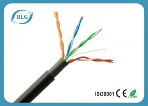 Buy cheap Black Super Long Outdoor Ethernet Lan Cable With UV Resistant PVC Jacket product
