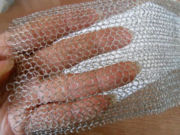 Blanket Mesh / Foil Stainless Steel Knitted Fume Filter Demister Mesh Long Lifespan