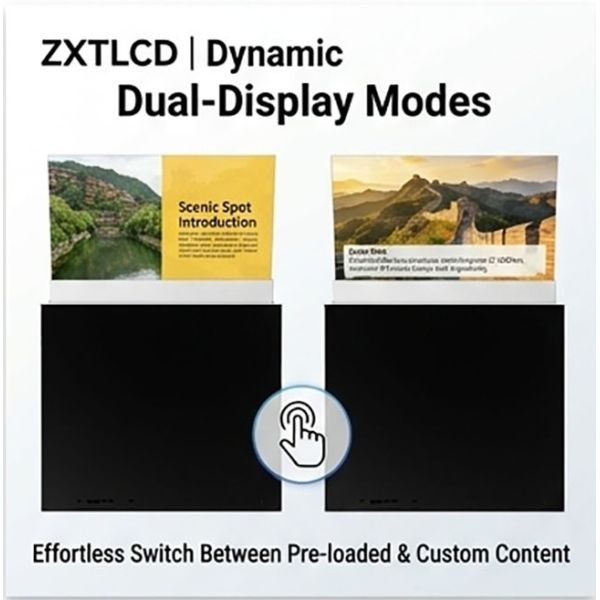 30 Inch Interactive Lifting Transparent OLED Display with Remote Control for Dynamic Commercial Engagement