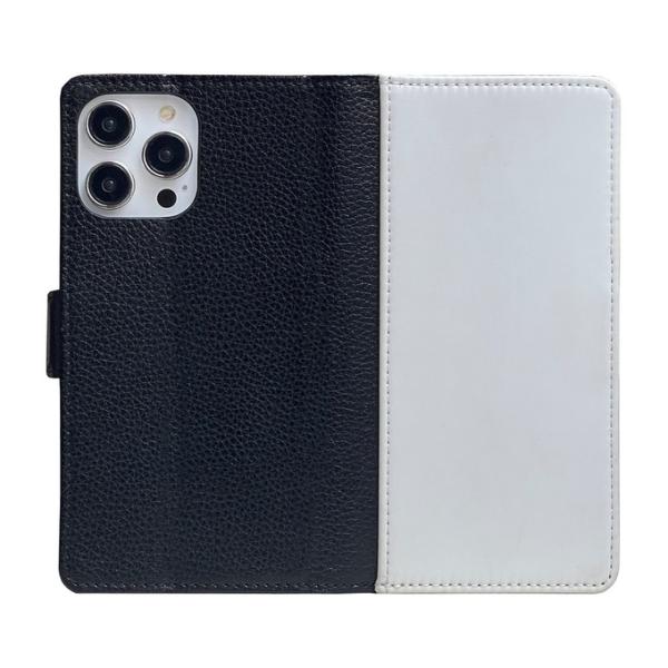 Custom Sublimation Flip Leather Case With Card Holder For Apple