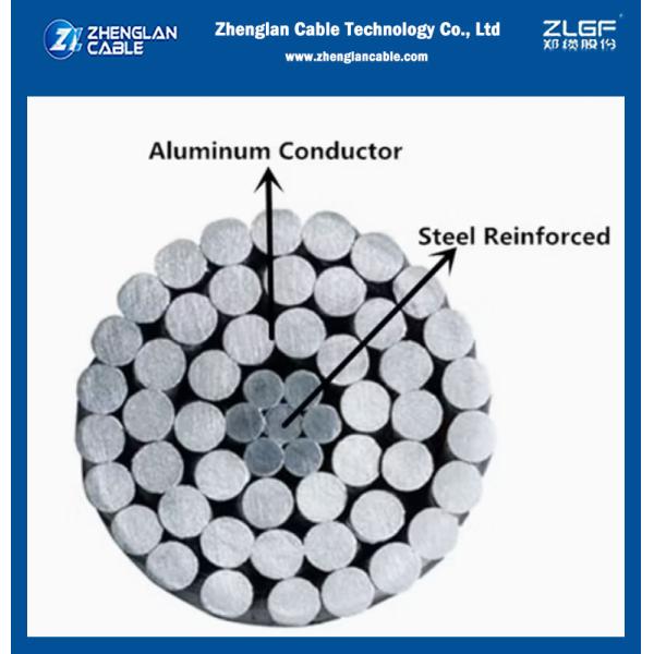 Cable ACSR Overhead Bare Aluminum Conductor Steel Reinforced Conductor BS 215