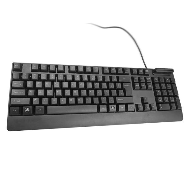 104keys Full Size Smart Card Reader Keyboard for Bank Use