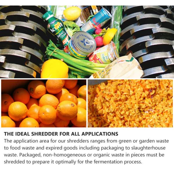 SUS304 Industrial Food Waste Shredder Machine Disposal For Fruit And Vegetable Garbage