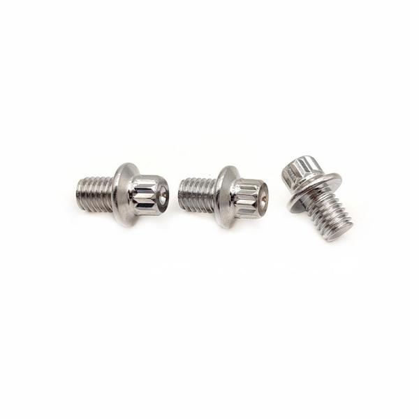 Non Standard Flange External Hexagon Screws Aluminum Pedal Nails Corrosion Resistance