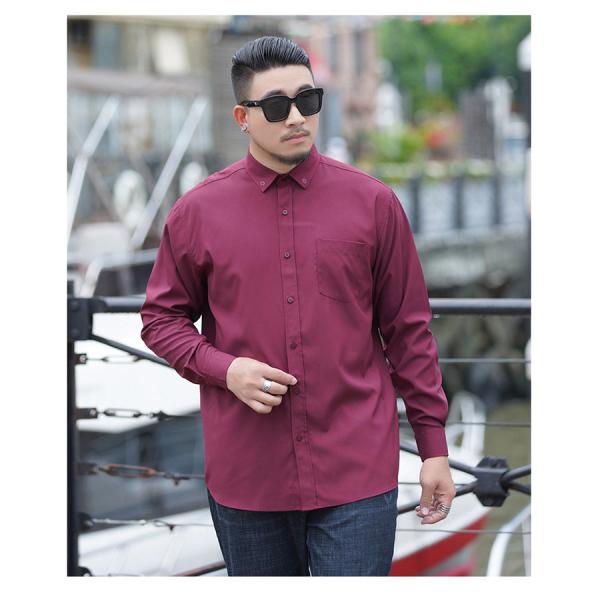 Viscose/Polyester/Spandex Blend Latest Formal Long Sleeve Dress Shirt for Business Men