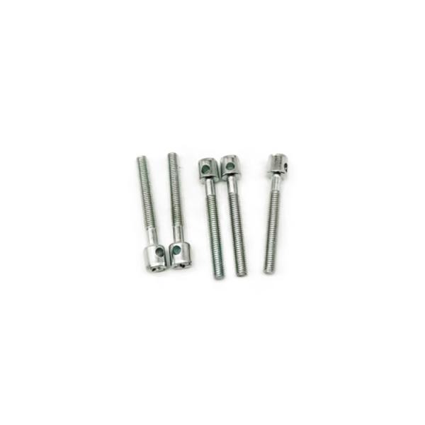 Blue Zinc Plated Carbon Steel Cross Groove Single Hole Galvanized Meter Screws M3*25 Zinc Plated Carbon Steel Hex Screw Fastener BS Standard M3x25 5.85g