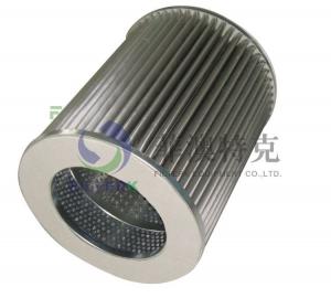 China Pleated Natural Gas Filter Element 10 Micron Accuracy 6.4MPa Working Pressure on sale