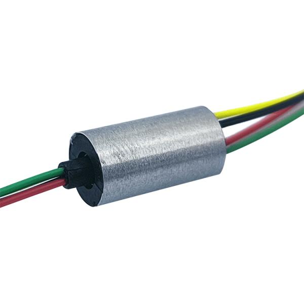 2a Od 6.5mm Electrical Capsule Slip Rings With 28awg Teflon Wire For Small Aircraft
