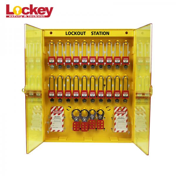 Quality Large Combination Lock Out Station Board Group Lockout Padlock Loto Station for sale