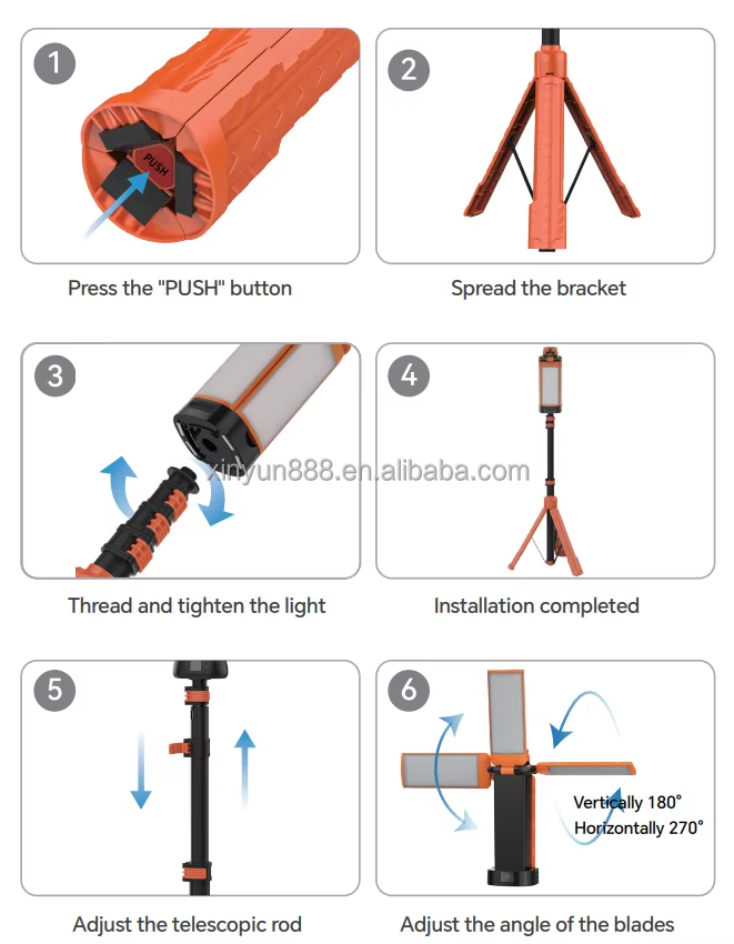 Source supplier OEM / ODM to customize ultra-bright floodlight LED work lamp according to drawings