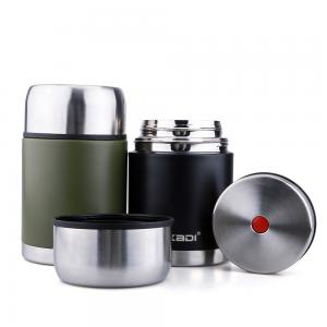 Buy cheap 500ML 800ML Stainless Steel  Vacuum Food Container Simple Healthy Food Jar product