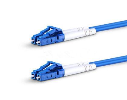 Quality Lc To Lc Fiber Optic Patch Cable Singlemode Fiber Patch Cord 1.6 Mm / 7.5 Mm for sale