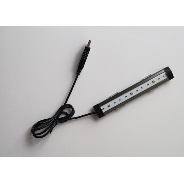 High Energy UVC LED Disinfection Light , Portable Germicidal Lamp 28x330x20mm