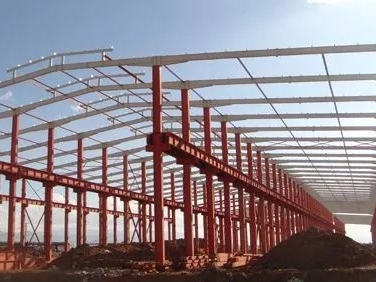 Welded H Section Prefabricated Steel Structure Building Modular Design Custom Color