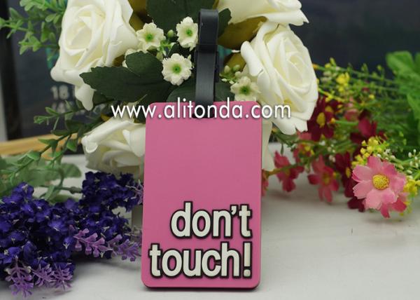 Not Your Bag red luggage tag wholesale don't touch pink luggage tag supply boarding tag custom
