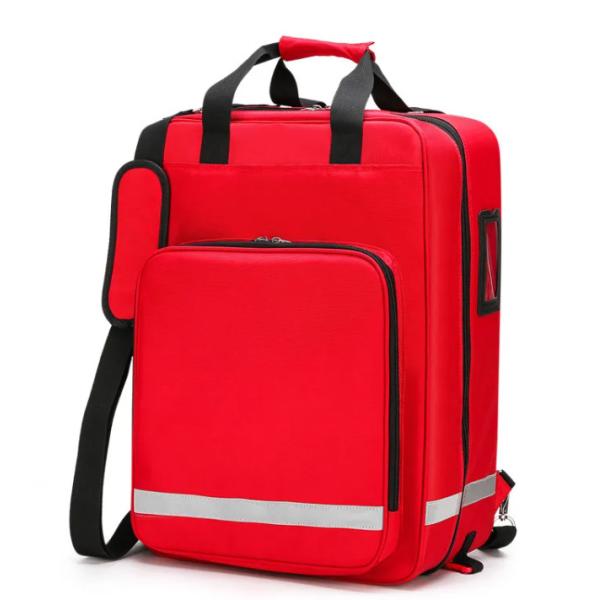 1800D Waterproof Multifunctional First Aid Backpack CE Certified Medical Trolley Bag