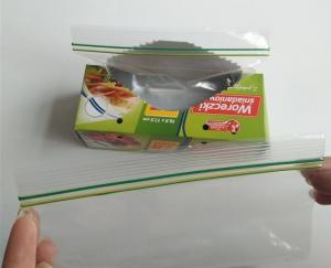 Buy cheap PE Transparent double zipper sealing bag wholesale double self-styled zipper bag, Turkey Bringing Bag With Double Zipper product