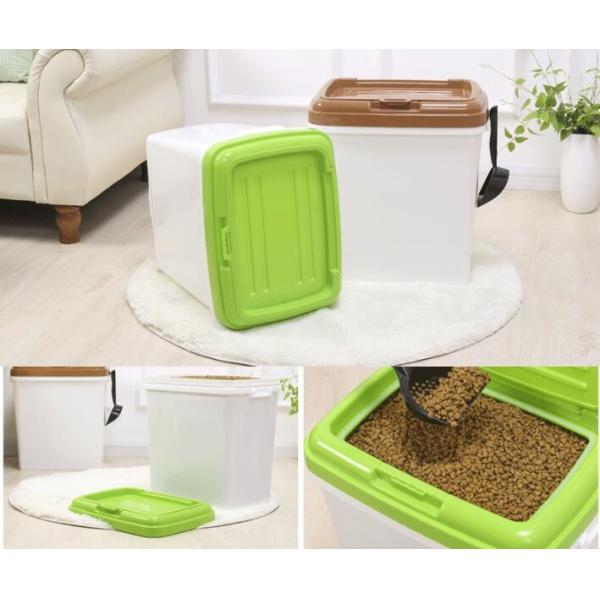 food grade Pet Food Barrel,dog food bucket, Eco-friendly Metal Dog/cat Food Bucket With Scoop feed for poultry, barrel